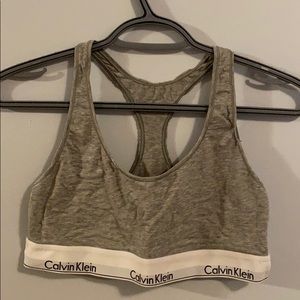 Grey bralette